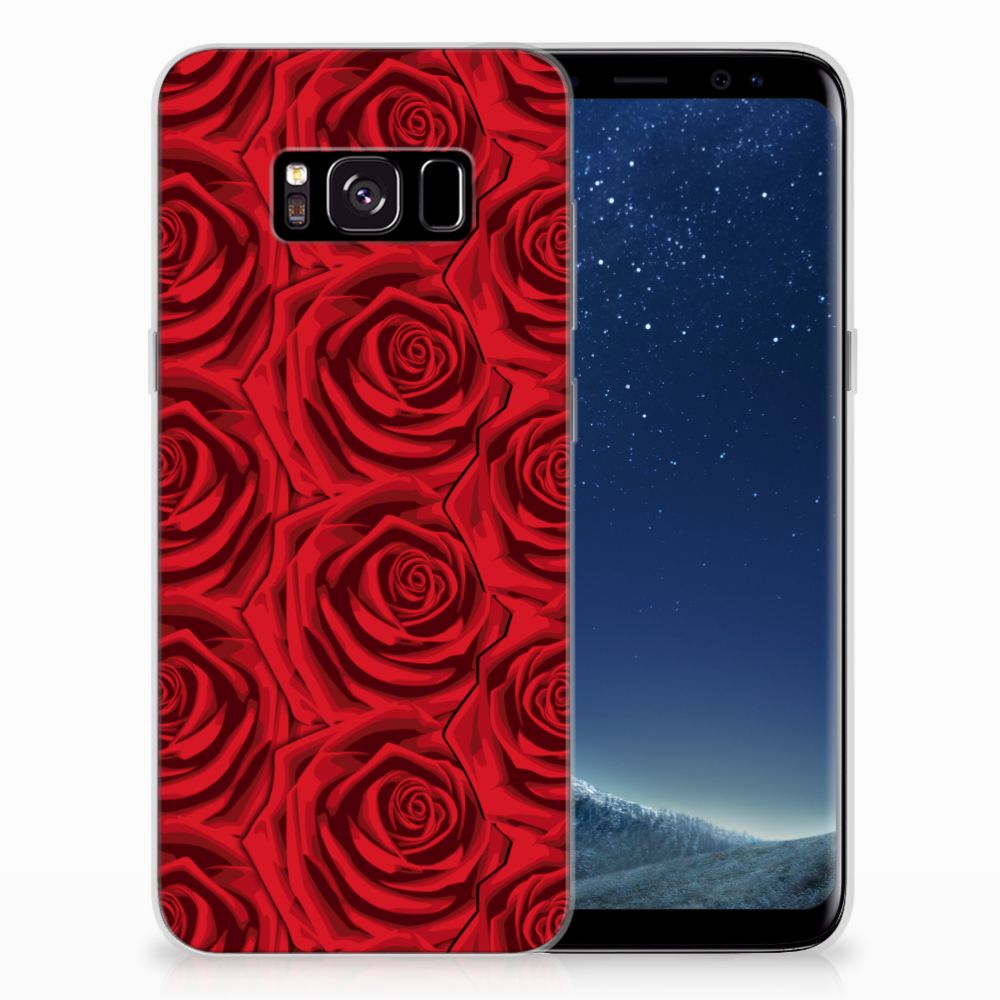 Samsung Galaxy S8 TPU Case Red Roses