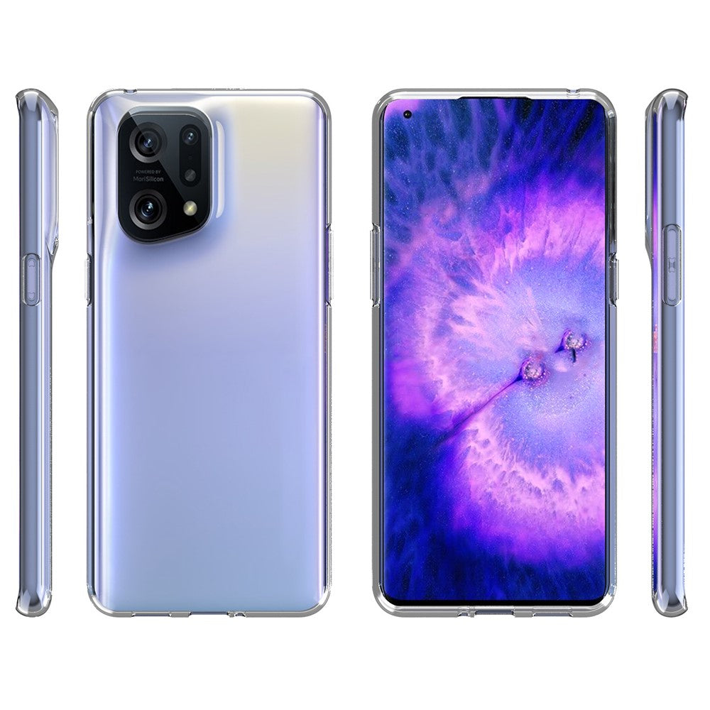 OPPO Find X5 TPU Siliconen Hoesje Transparant