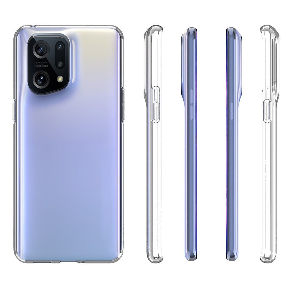 OPPO Find X5 TPU Siliconen Hoesje Transparant