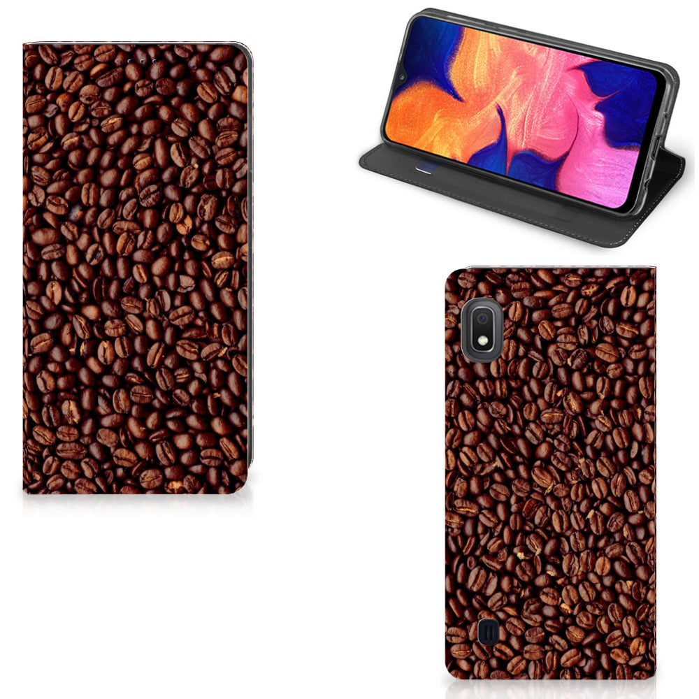 Samsung Galaxy A10 Flip Style Cover Koffiebonen