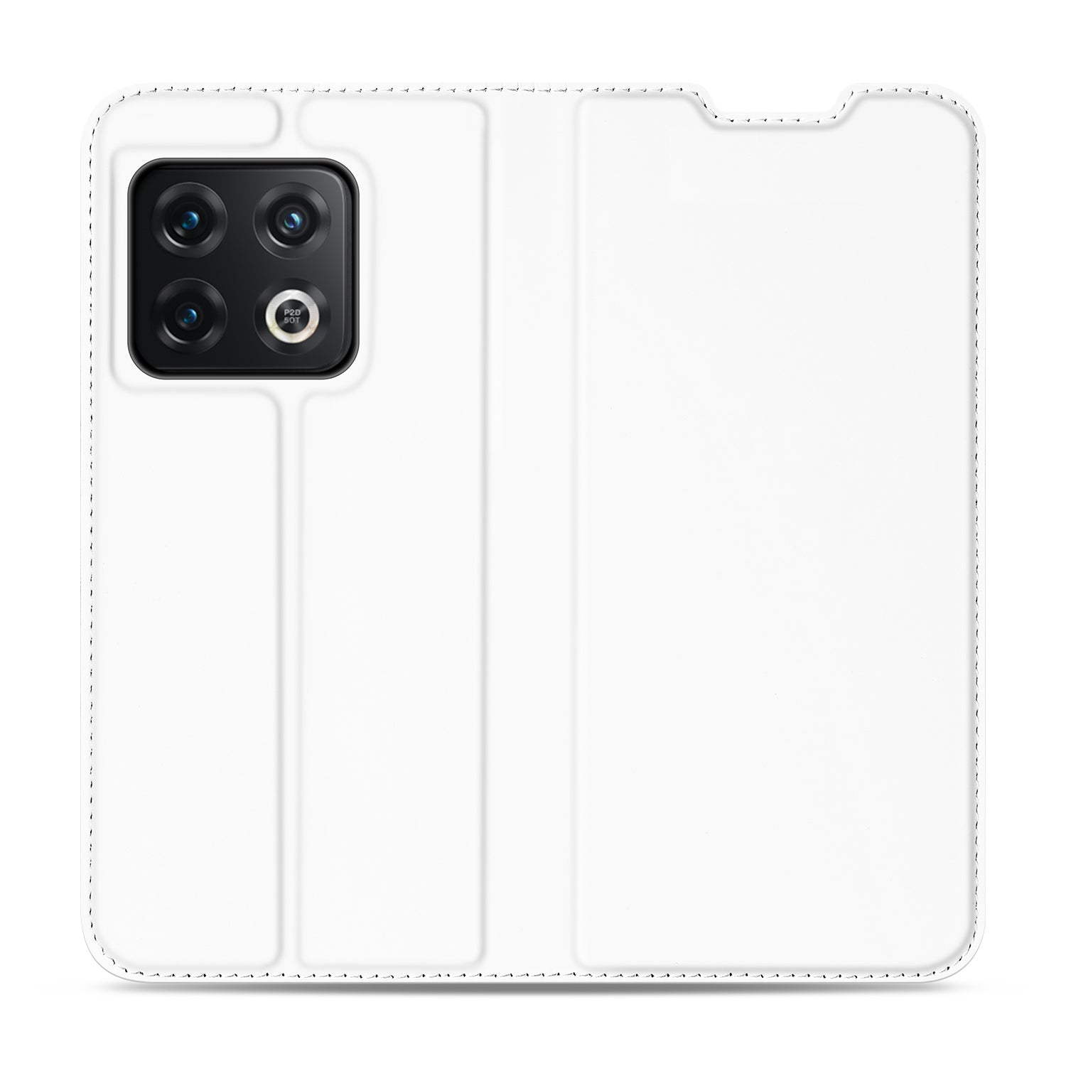 Bookcase OnePlus 10 Pro Telefoonhoesje Wit met Pasjehouder