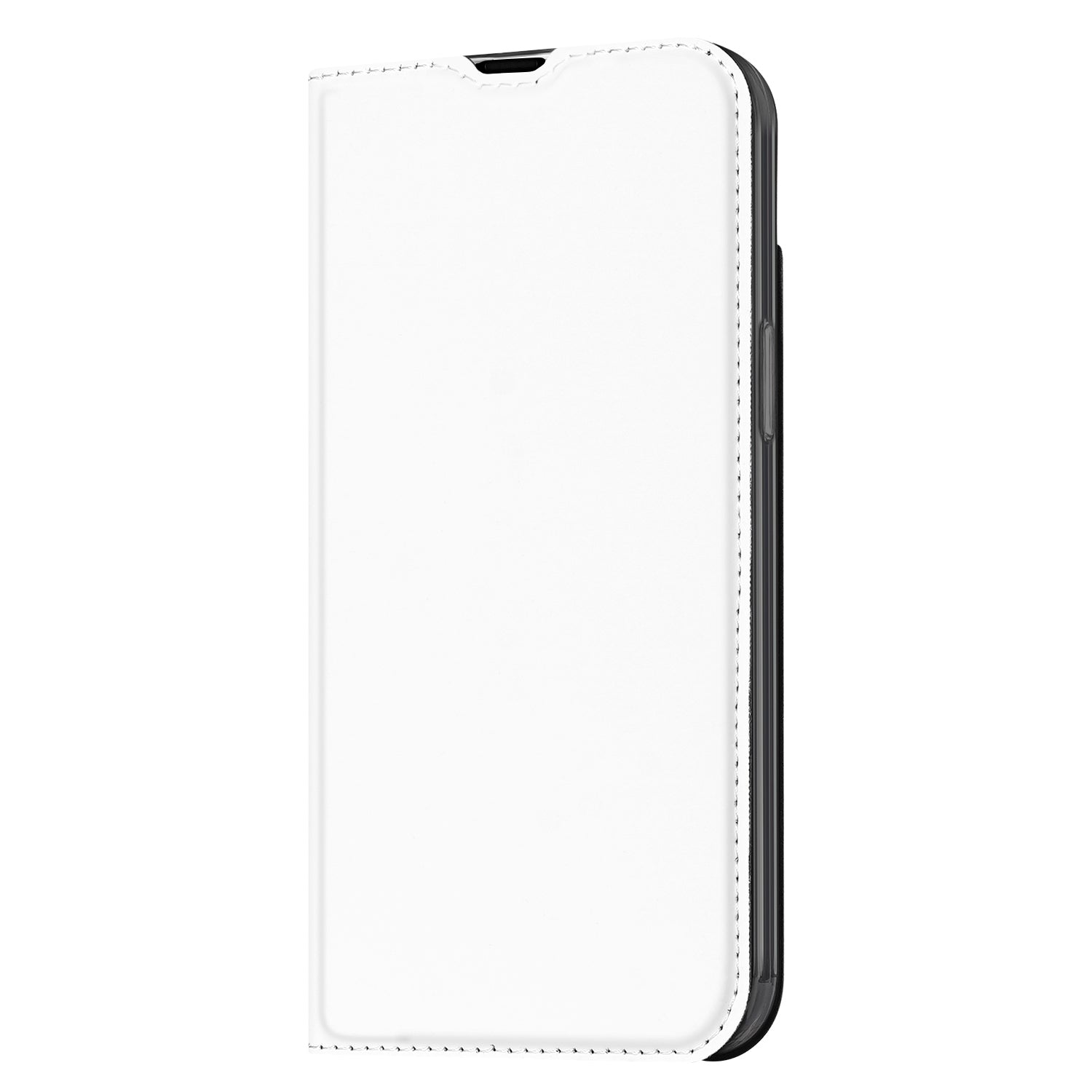Hoesje iPhone 14 Bookcase Wit met Pashouder en Standaard