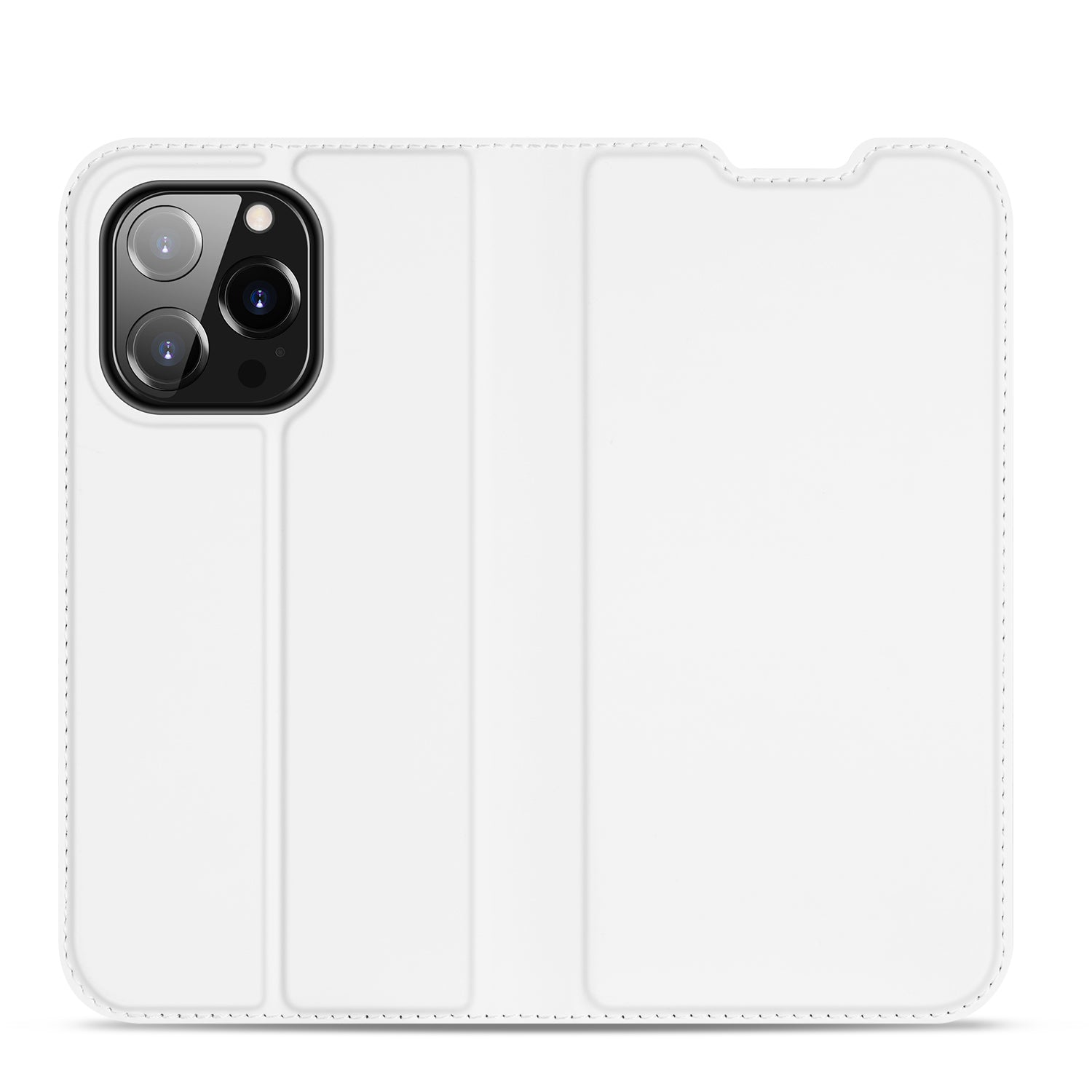Hoesje iPhone 14 Pro Bookcase Wit met Pashouder en Standaard