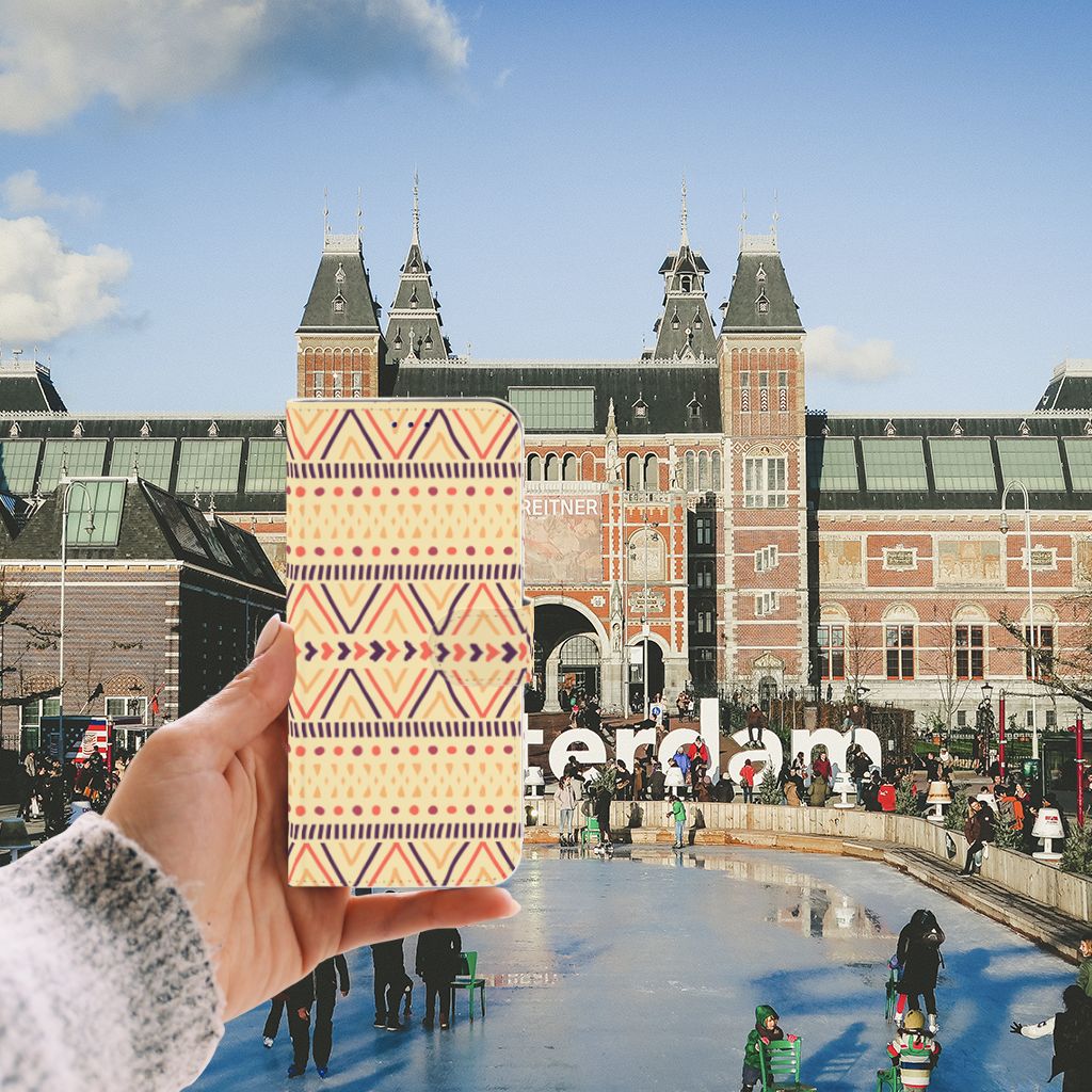 Samsung Galaxy A50 Telefoon Hoesje Aztec Yellow