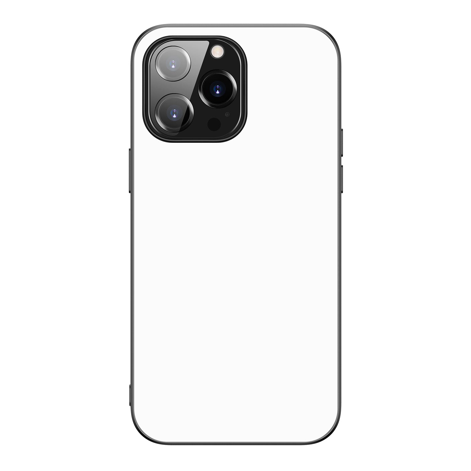 Back Cover Hoesje Apple iPhone 14 Pro Max Zwart/wit