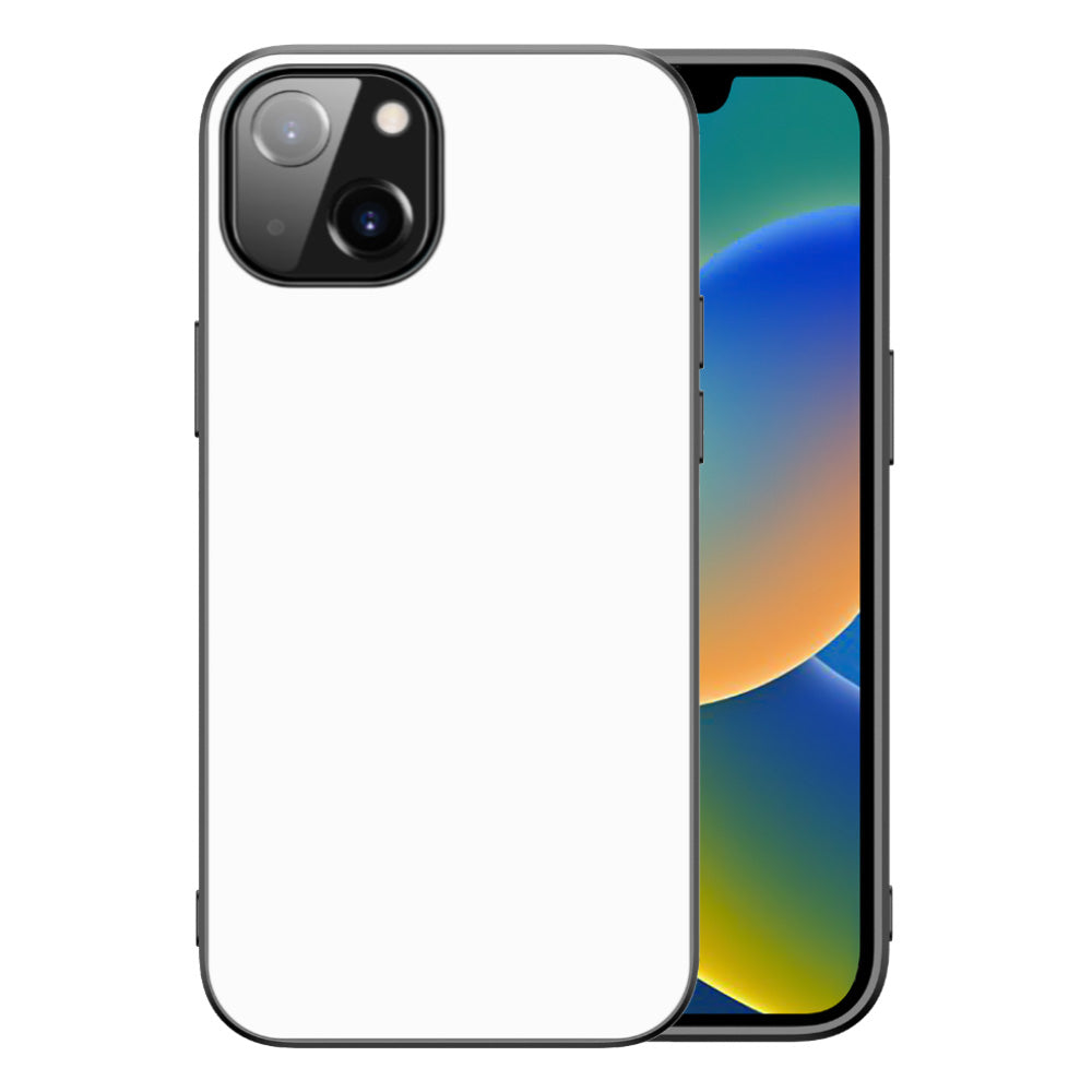 Back Cover Hoesje Apple iPhone 14 Zwart/wit