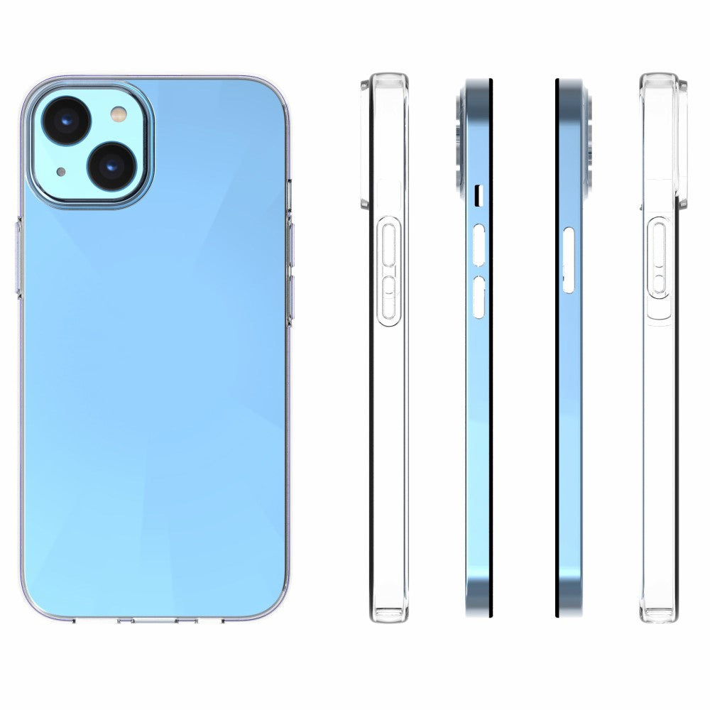Apple iPhone 14 TPU Siliconen Back Cover Transparant