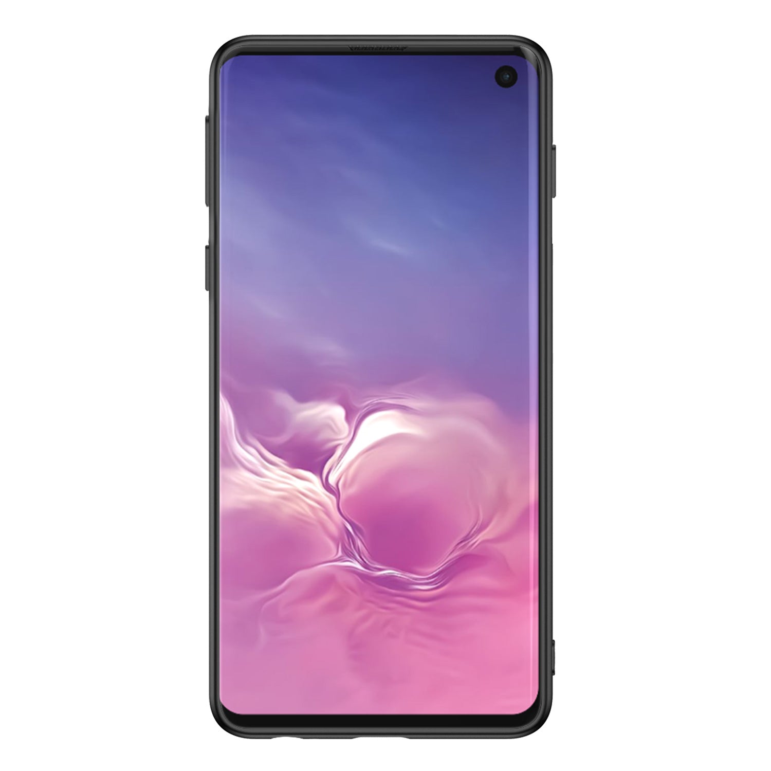 Samsung Galaxy S10 Hoesje TPU Gripcase Zwart/wit