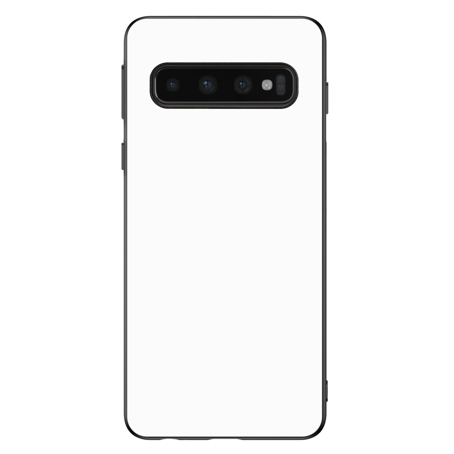 Samsung Galaxy S10 Hoesje TPU Gripcase Zwart/wit