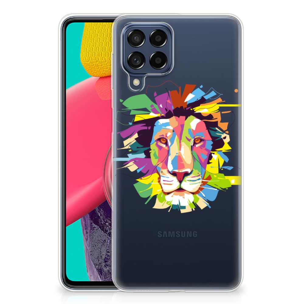 Samsung Galaxy M53 Telefoonhoesje met Naam Lion Color B2C Telecom