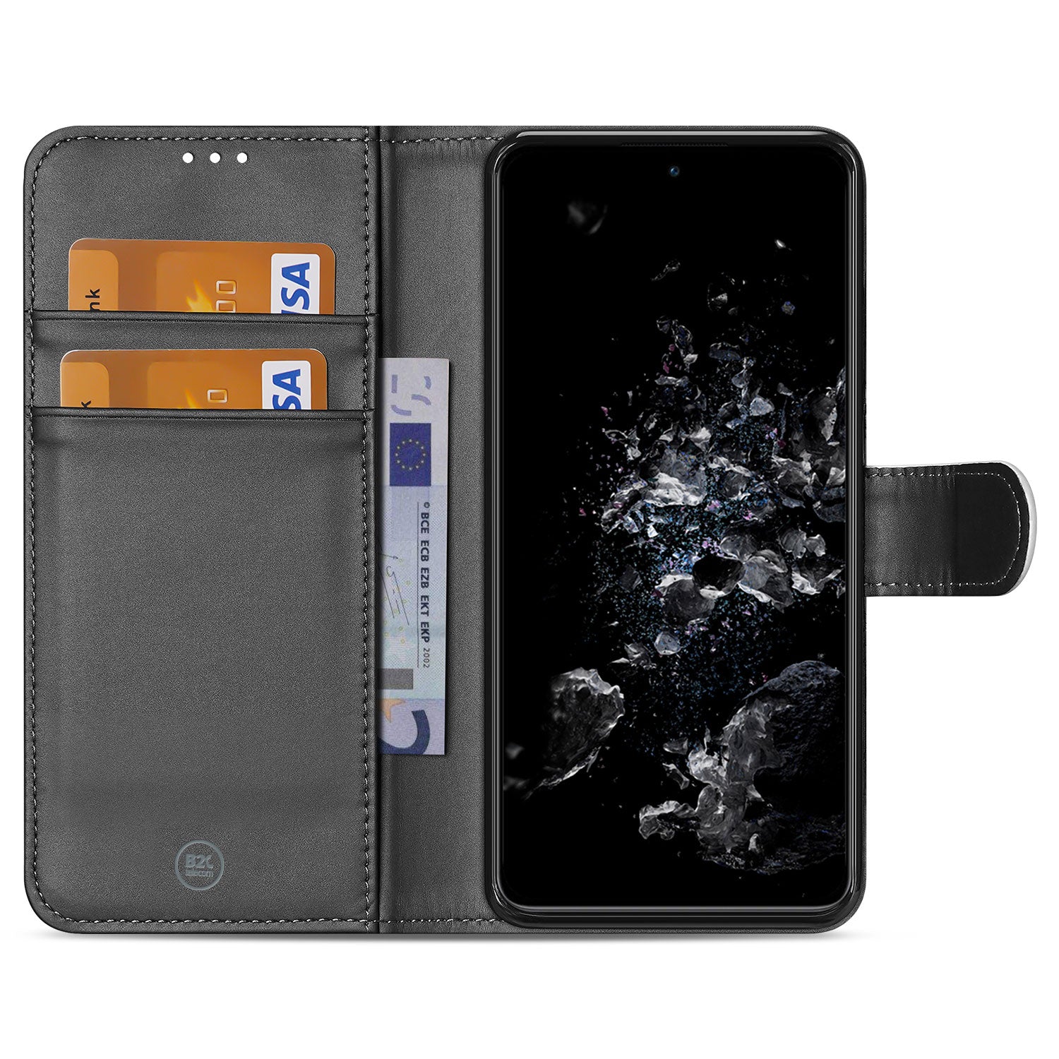 Book Case Hoesje voor de OnePlus 10T Wit met Pasjeshouder