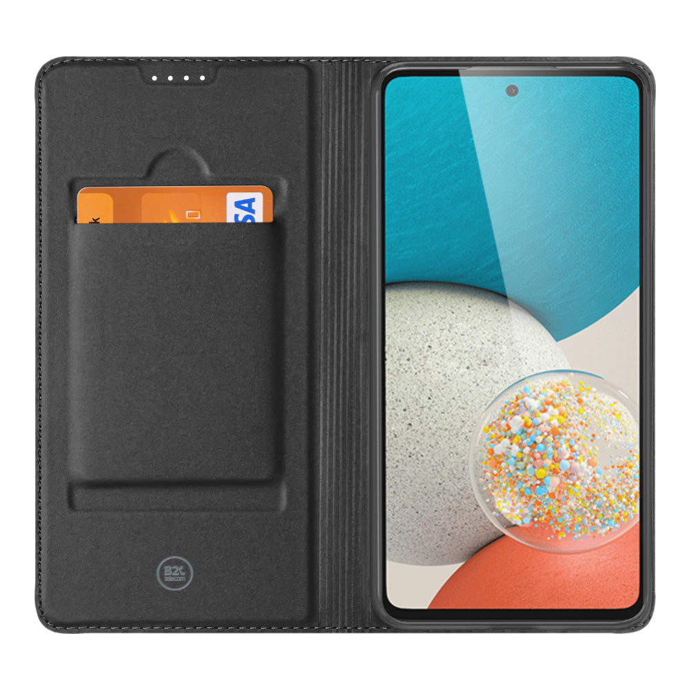 Telefoonhoesje Samsung Galaxy A53 Stand Case Wit met Pashouder