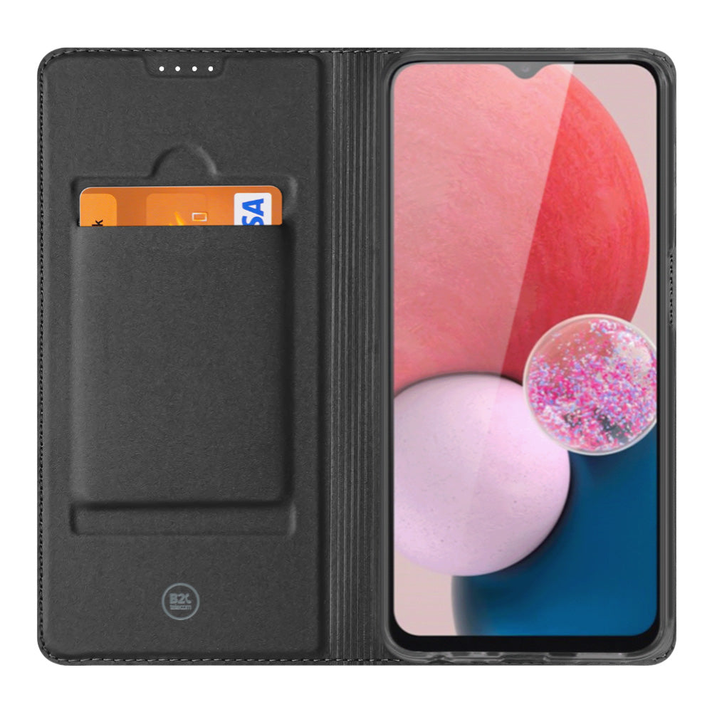 Book Case Samsung Galaxy A13 4G Hoesje Wit met Pashouder