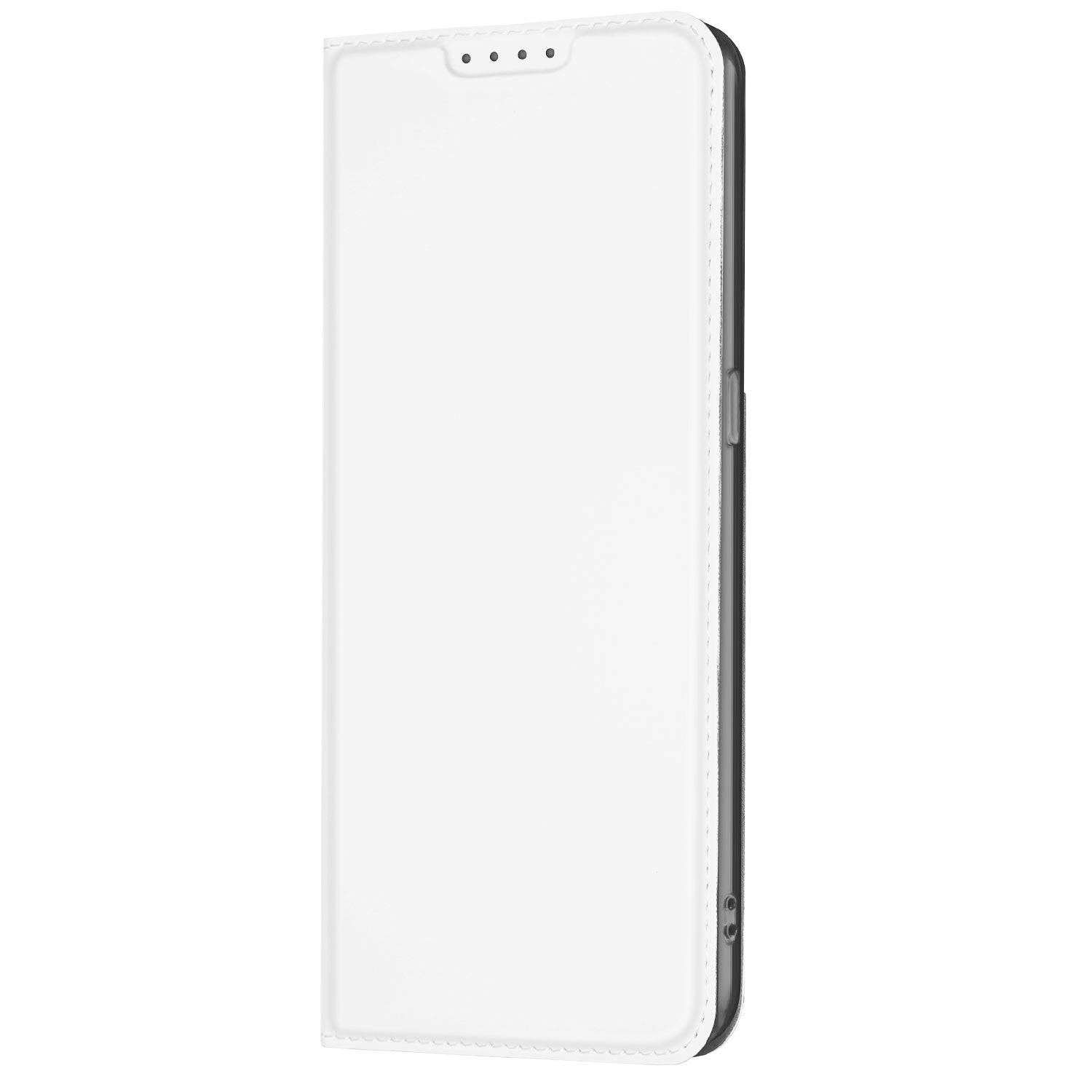 Stand Case Hoesje voor de OPPO Reno8 Pro Wit met Pashouder