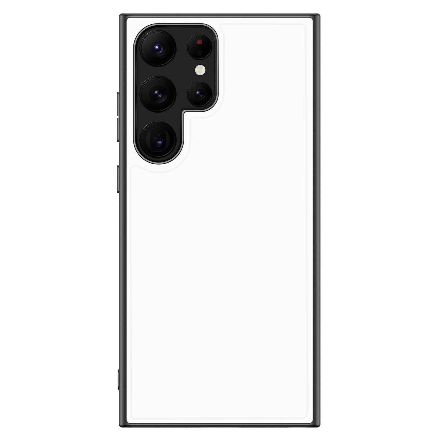 Back Cover Hoesje voor de Samsung Galaxy S23 Ultra Zwart | Wit