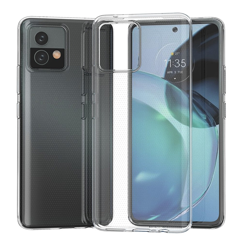 TPU Back Cover Hoesje voor de Motorola Moto G72 Transparant