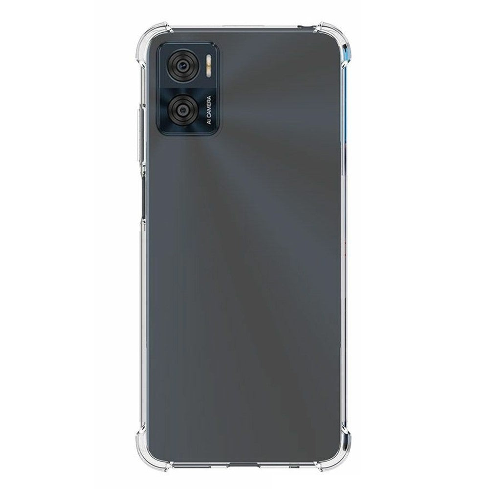 Anti-shock Back Cover voor de Motorola Moto E22 | E22i Transparant