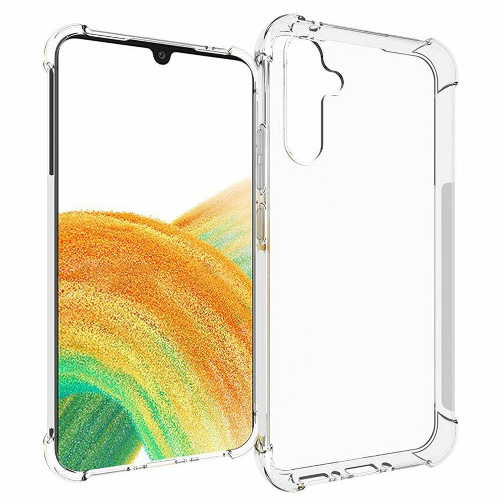 Anti-shock Back Cover voor de Samsung Galaxy A34 Transparant