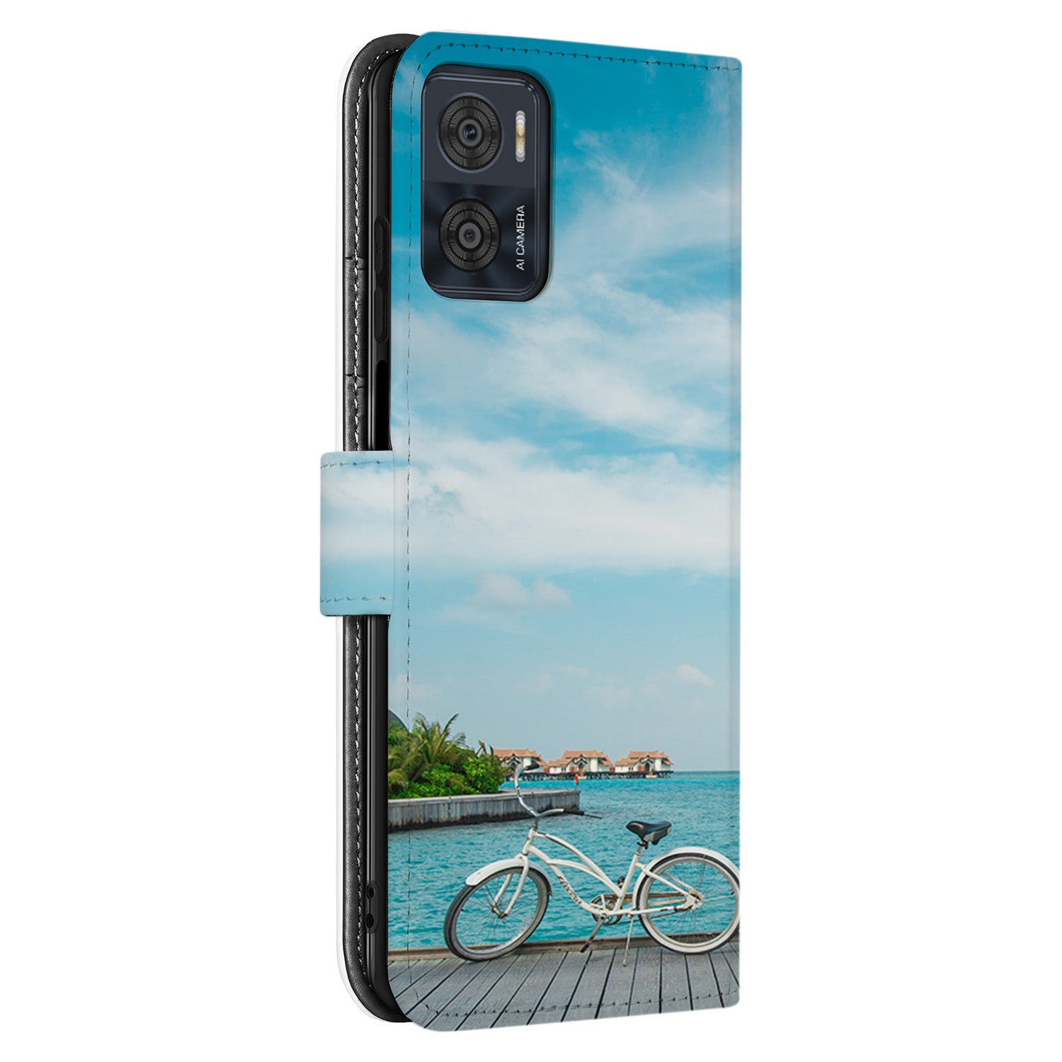 Book Case Hoesje Maken voor de Motorola Moto E22 | E22i