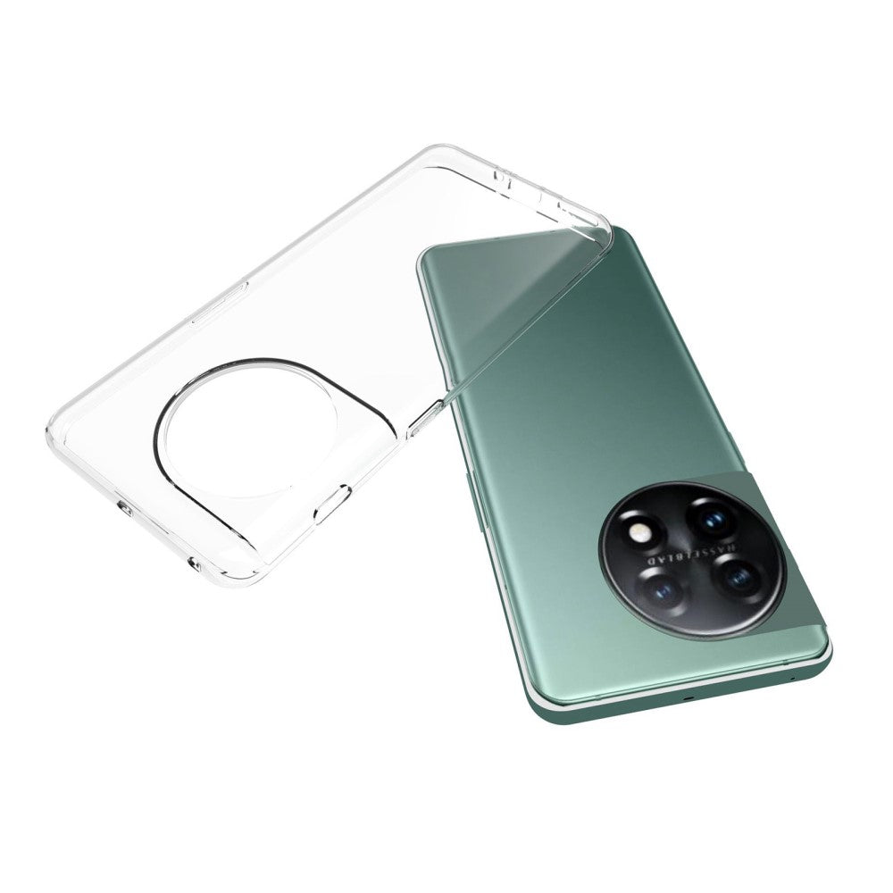 TPU Back Cover Hoesje voor de OnePlus 11 Transparant