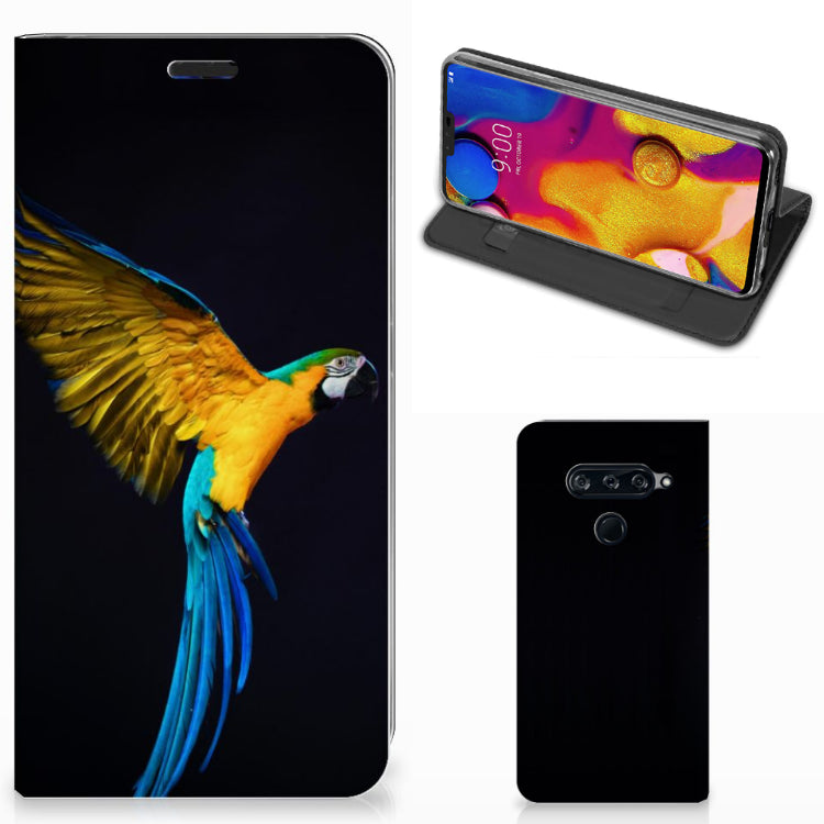 LG V40 Thinq Hoesje maken Papegaai