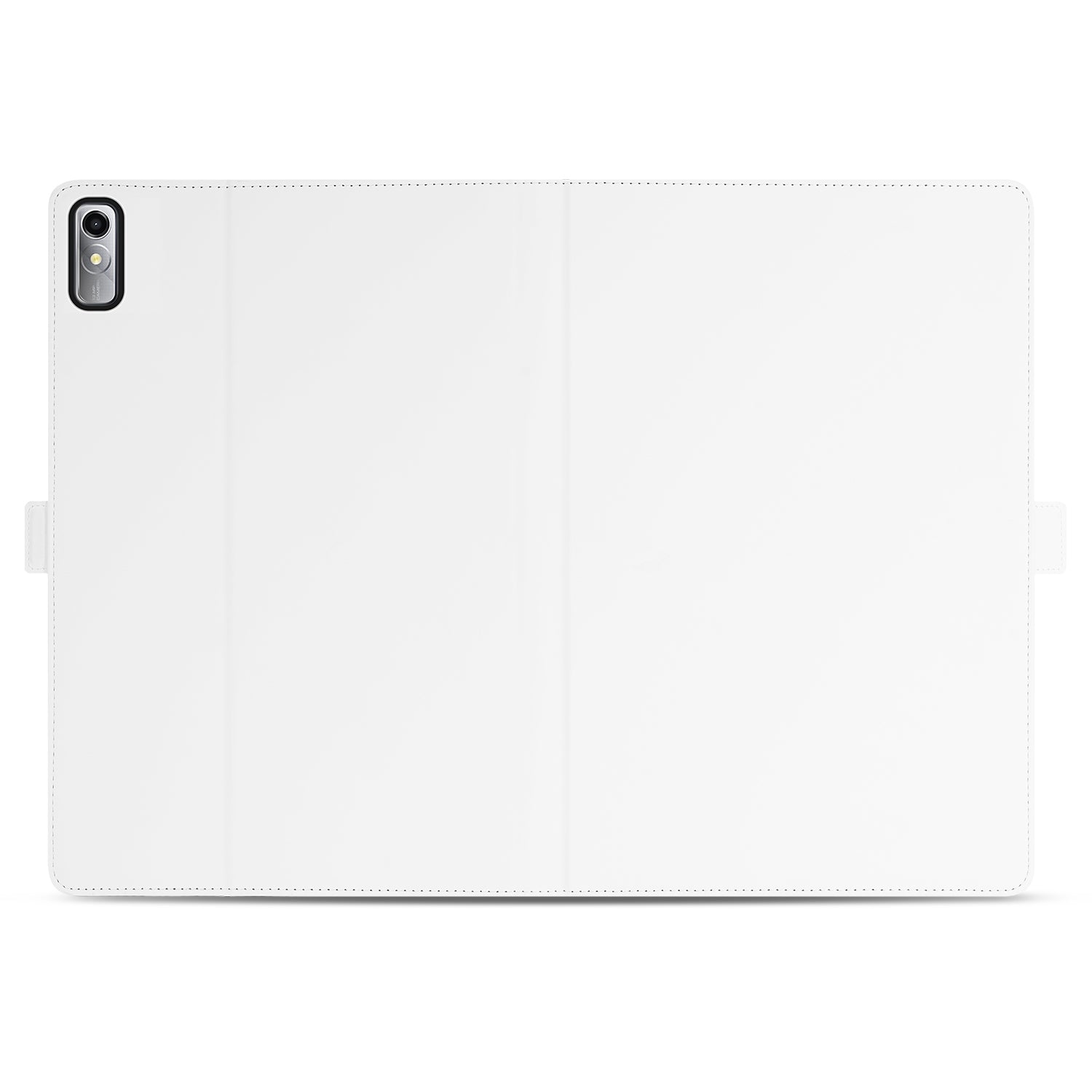 Book Cover Case voor de Lenovo Tab P11 Gen 2 Wit met Standaardfunctie
