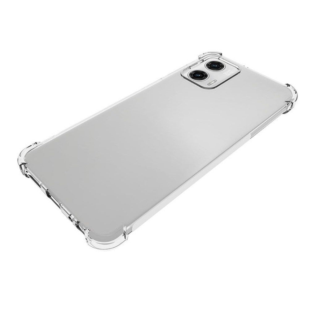 Anti-shock Back Cover voor de Motorola Moto G73 Transparant