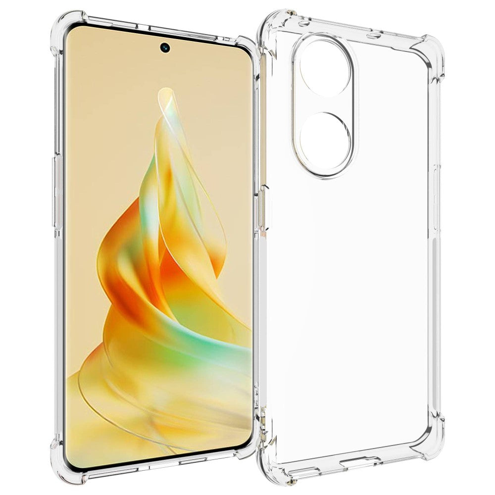 Anti-shock Back Cover voor de OPPO Reno8 T 5G Transparant