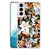 Case voor Samsung Galaxy S22 Dark Flowers B2C Telecom