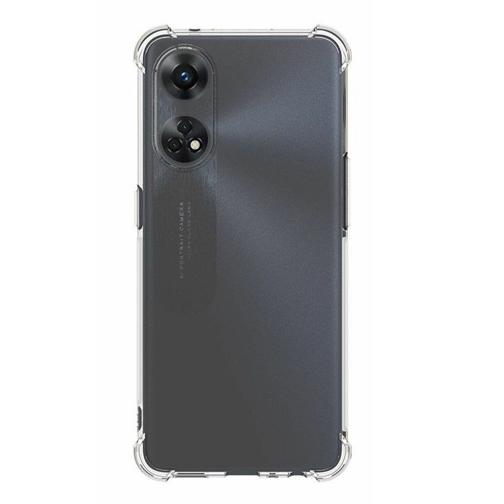 Anti-shock Back Cover voor de OPPO Reno8 T 4G Transparant