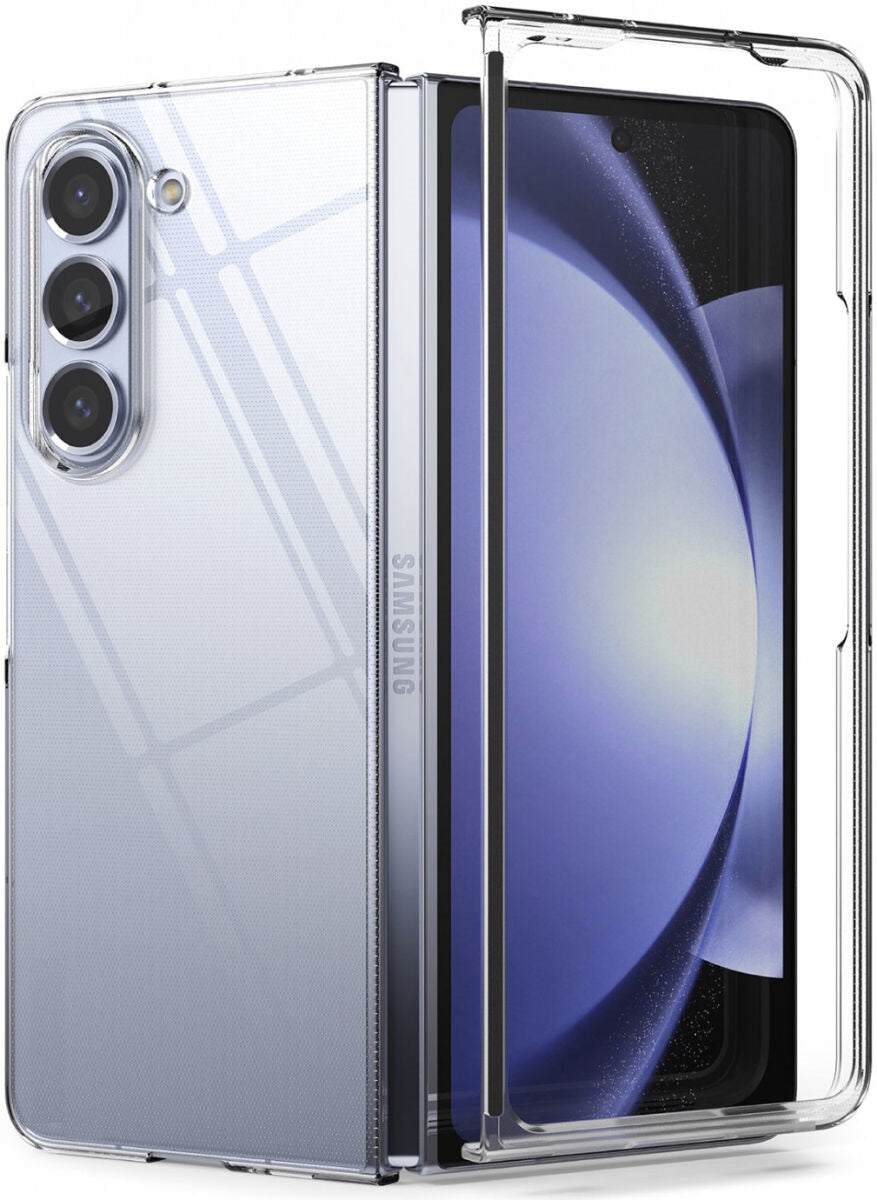 Hard Cover Hoesje Geschikt voor de Samsung Galaxy Z Fold 5 Transparant