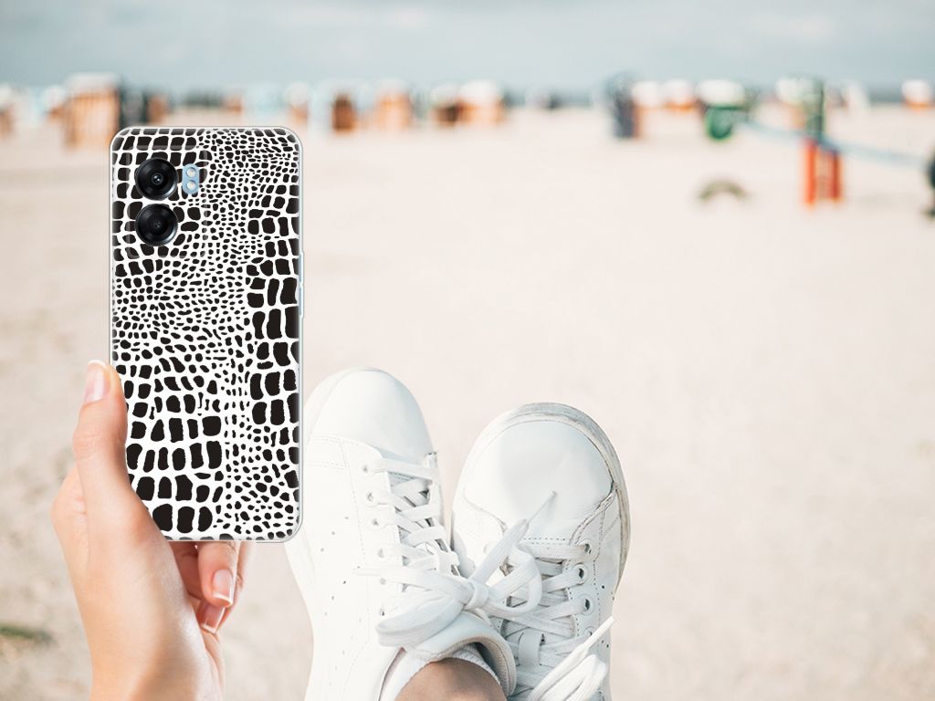 OPPO A77 | A57 5G TPU Hoesje Slangenprint B2C Telecom