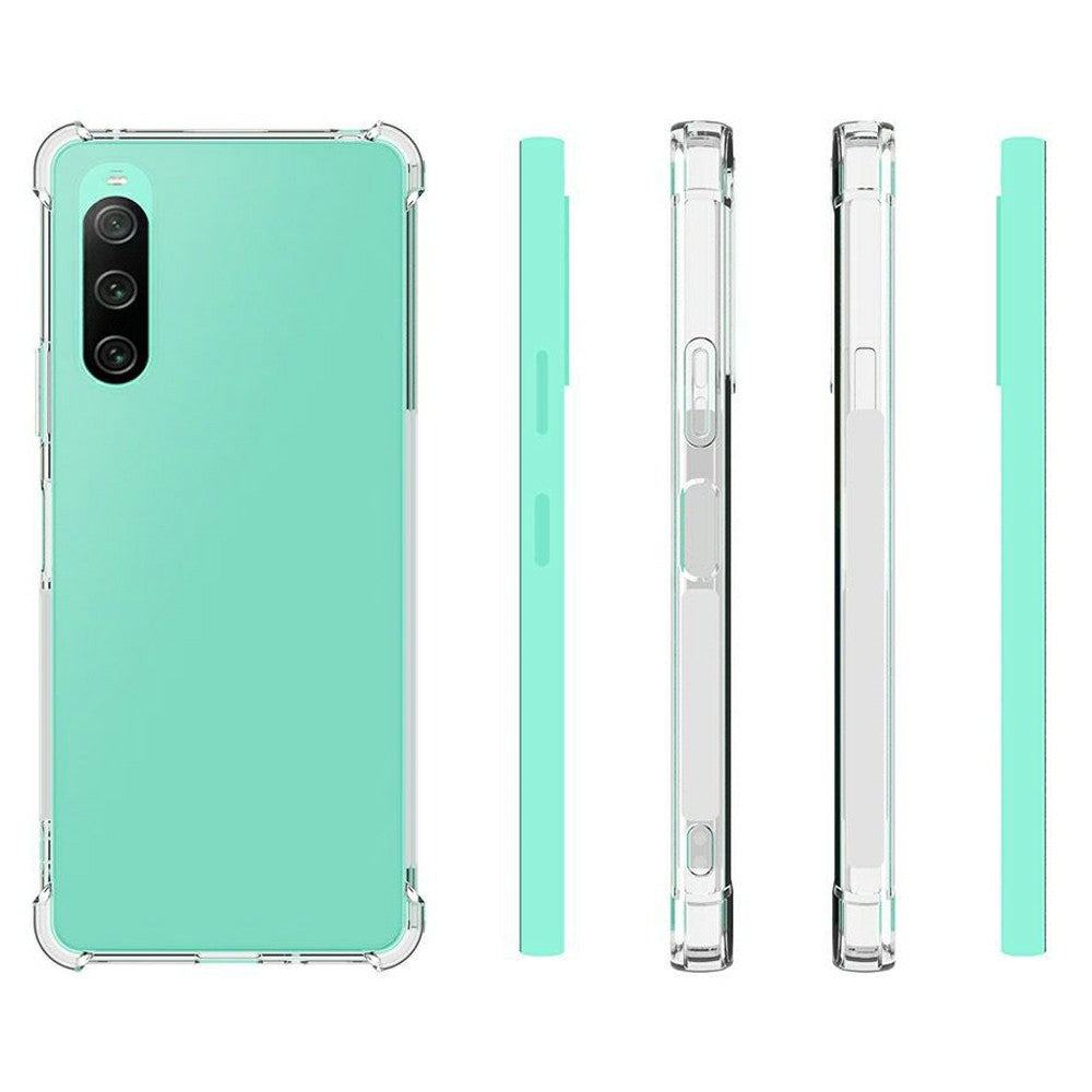 Anti-shock Back Cover voor de Sony Xperia 10 V Transparant