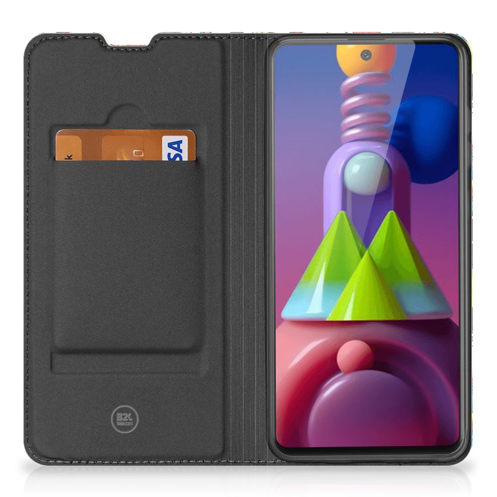 Samsung Galaxy M51 Hoesje maken Birds - B2C Telecom
