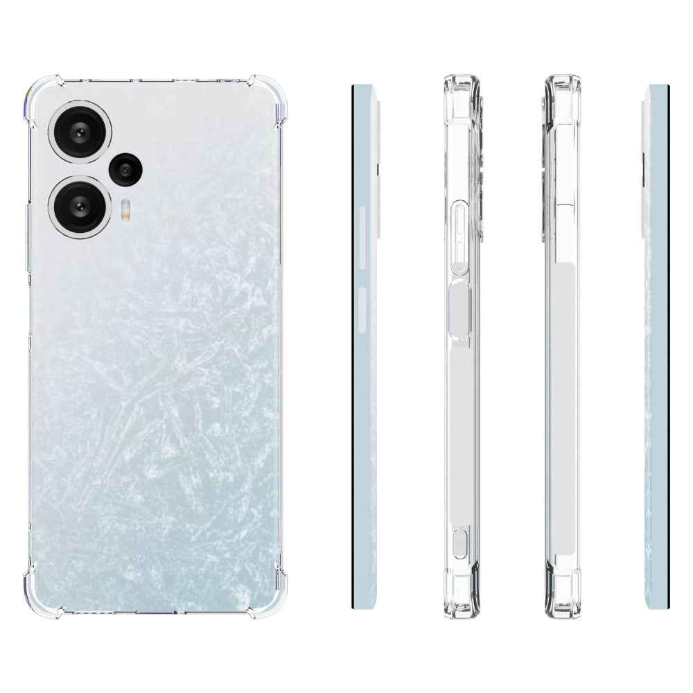 Anti-shock Back Cover voor de Xiaomi Poco F5 Transparant