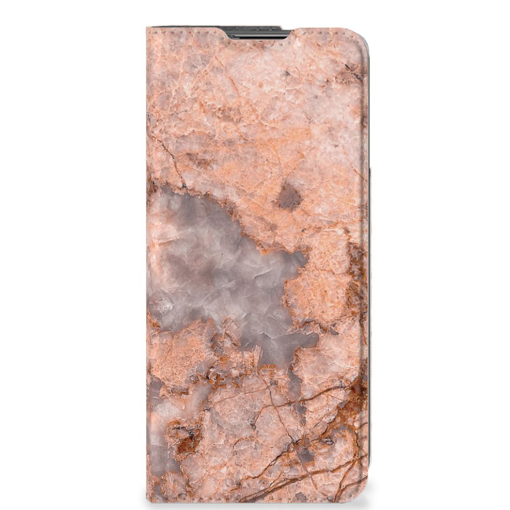 OnePlus Nord CE 2 5G Standcase Marmer Oranje - B2C Telecom