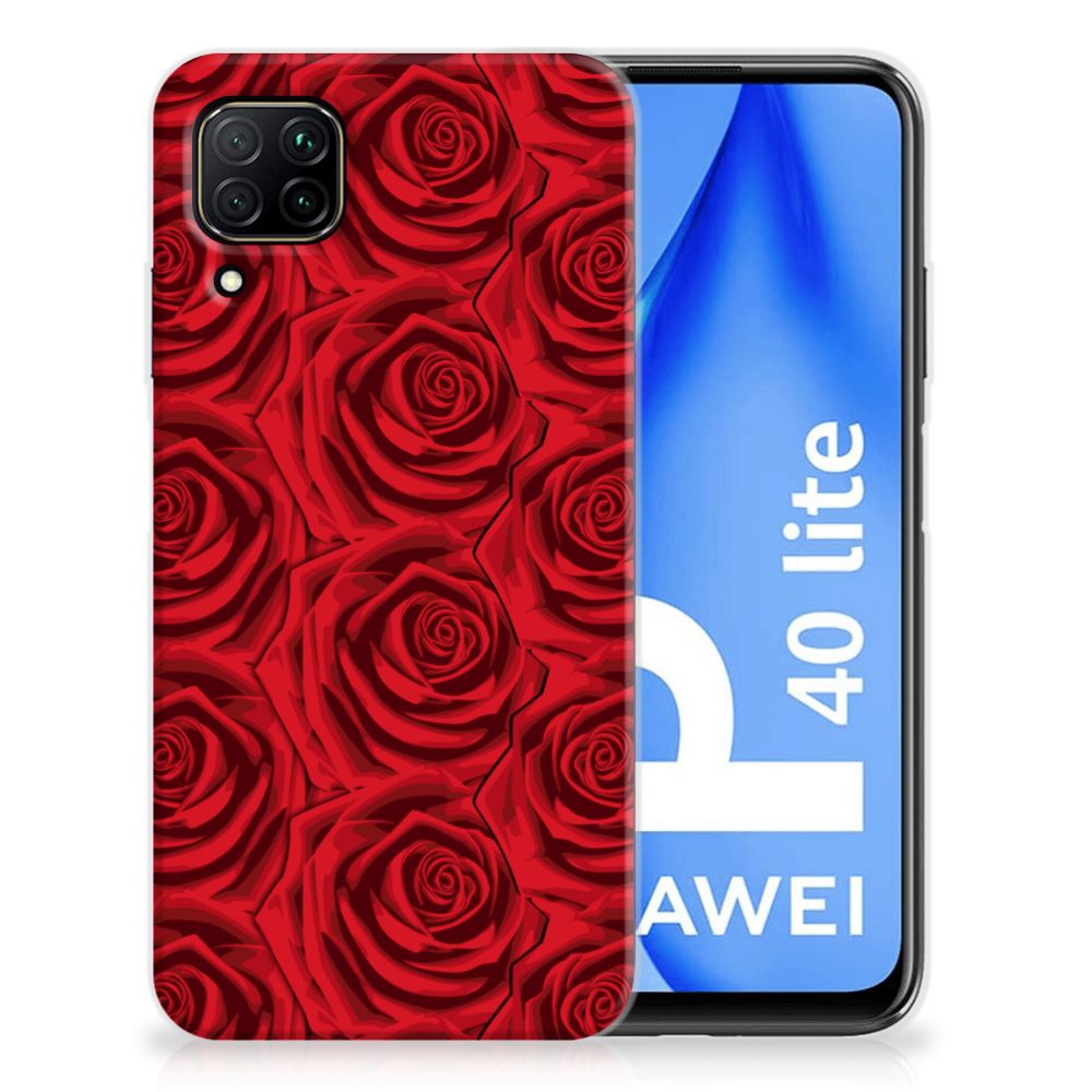 Huawei P40 Lite TPU Case Red Roses B2C Telecom