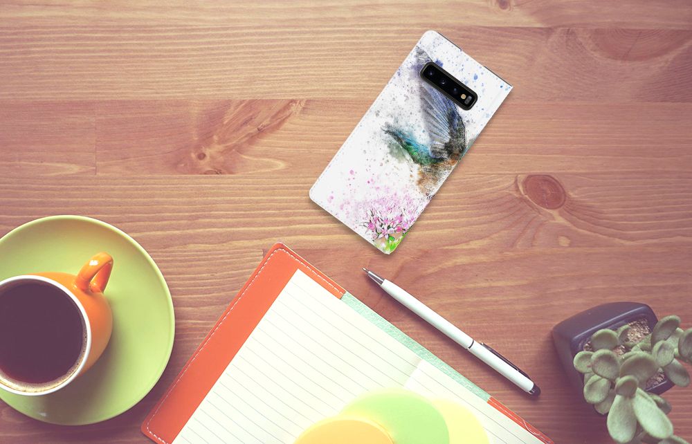 Bookcase Samsung Galaxy S10 Plus Vogel