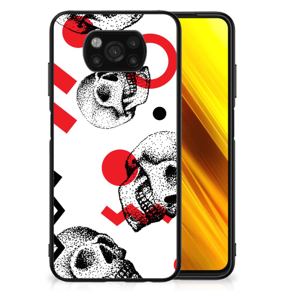 Telefoonhoesje Xiaomi Poco X3 | X3 Pro Skull Red B2C Telecom
