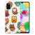 Samsung Galaxy A41 TPU Hoesje Vrolijke Uilen B2C Telecom