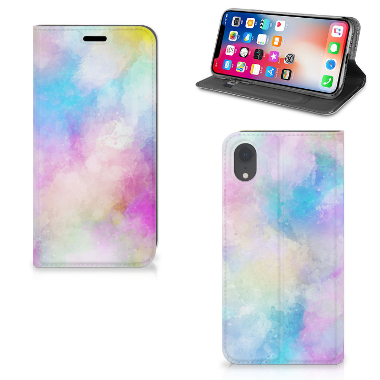 Bookcase Apple iPhone Xr Watercolor Light