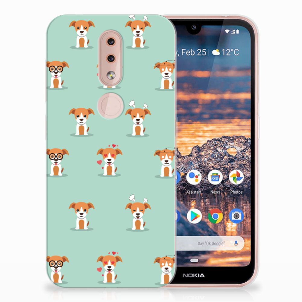 Nokia 4.2 TPU Hoesje Pups