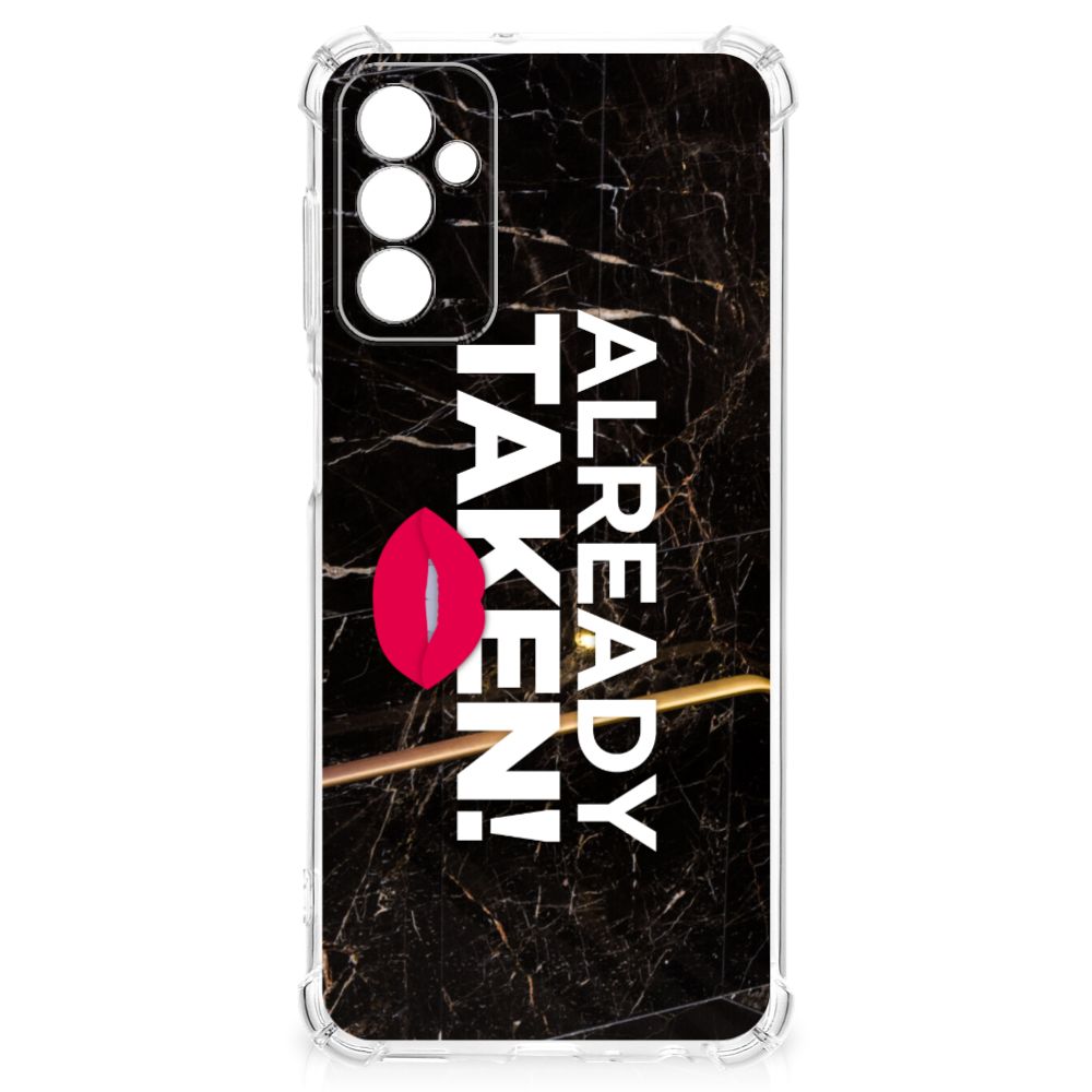 Samsung Galaxy M13 4G | M23 Telefoonhoesje met tekst Already Taken Black B2C Telecom