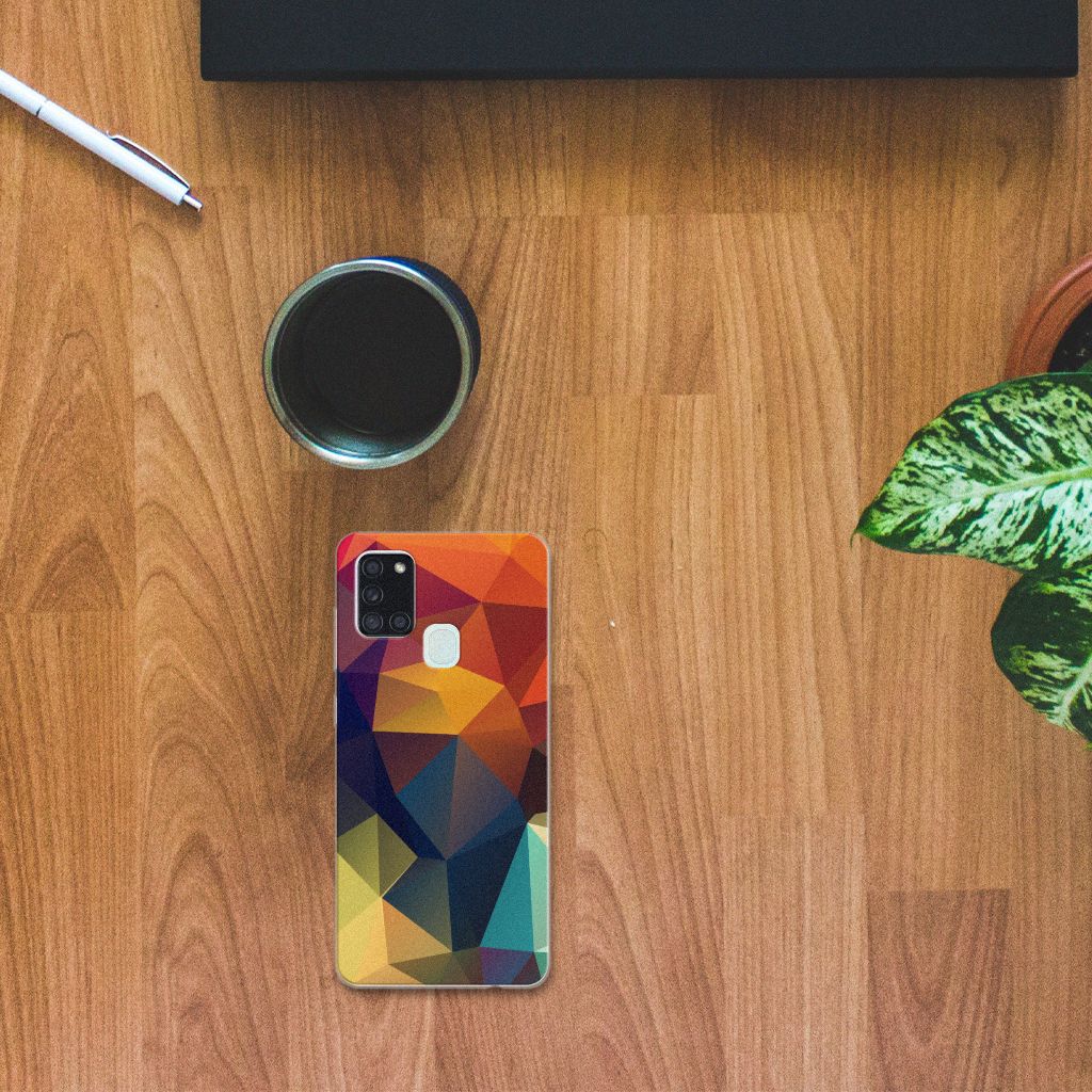 Samsung Galaxy A21s TPU Hoesje Polygon Color B2C Telecom