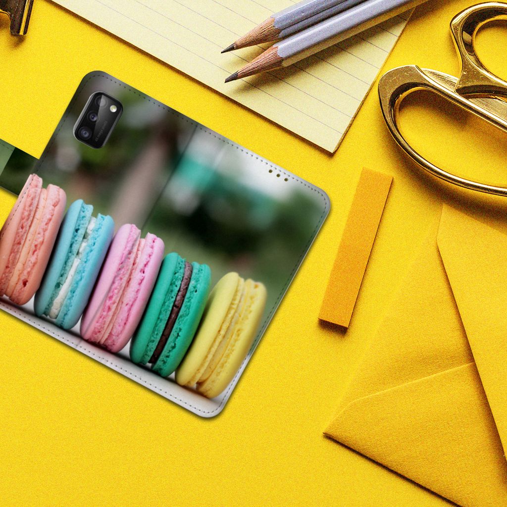 Samsung Galaxy A41 Book Cover Macarons
