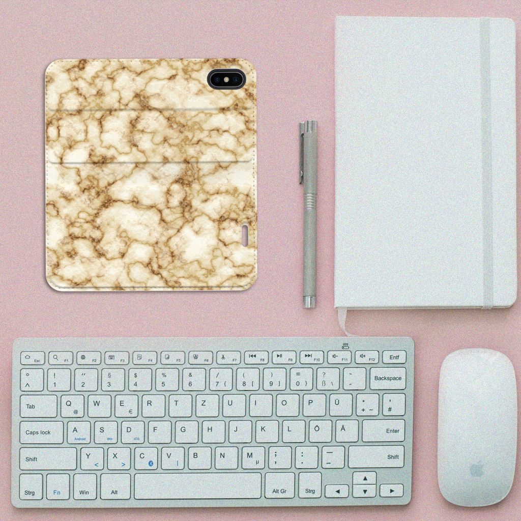 Apple iPhone X | Xs Standcase Marmer Goud