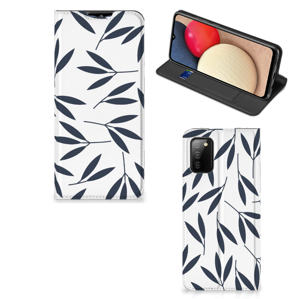 Samsung Galaxy M02s | A02s Smart Cover Leaves Blue - B2C Telecom