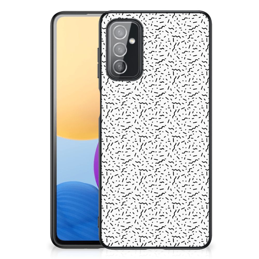 Samsung Galaxy M52 Back Case Stripes Dots B2C Telecom