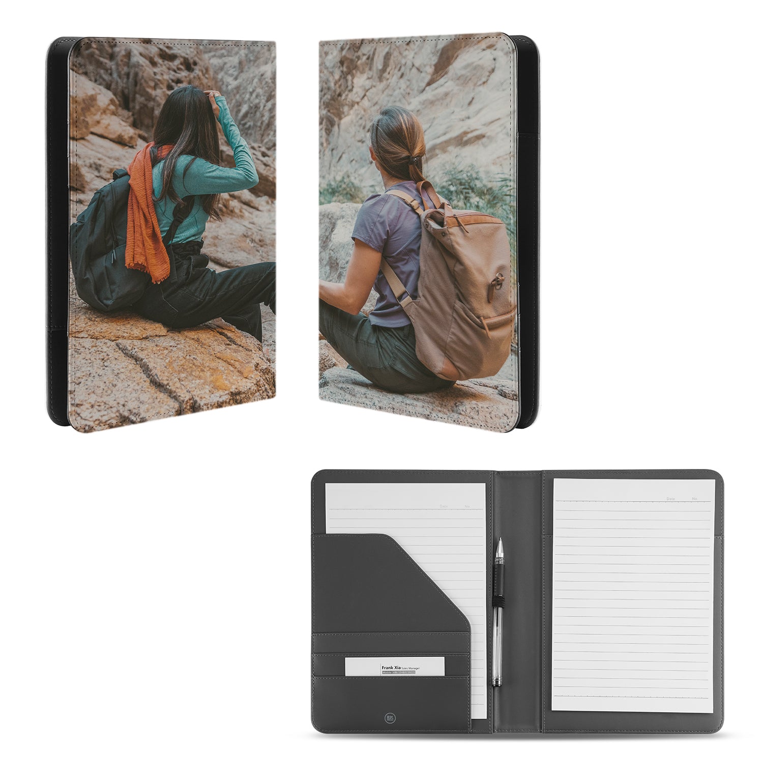 Schrijfmap A5 | A5 Map | Documentatie Map Zelf Ontwerpen met Logo en Foto's