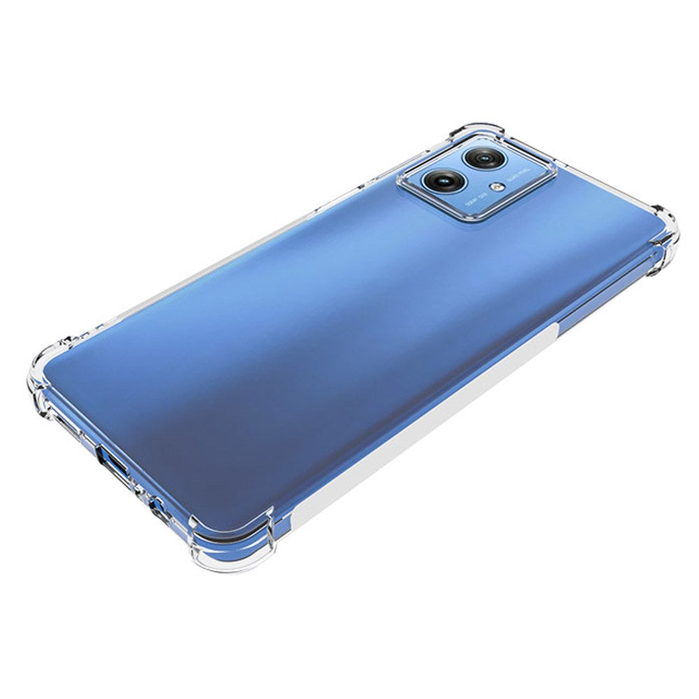 Anti-shock Back Cover voor de Motorola Moto G54 Transparant